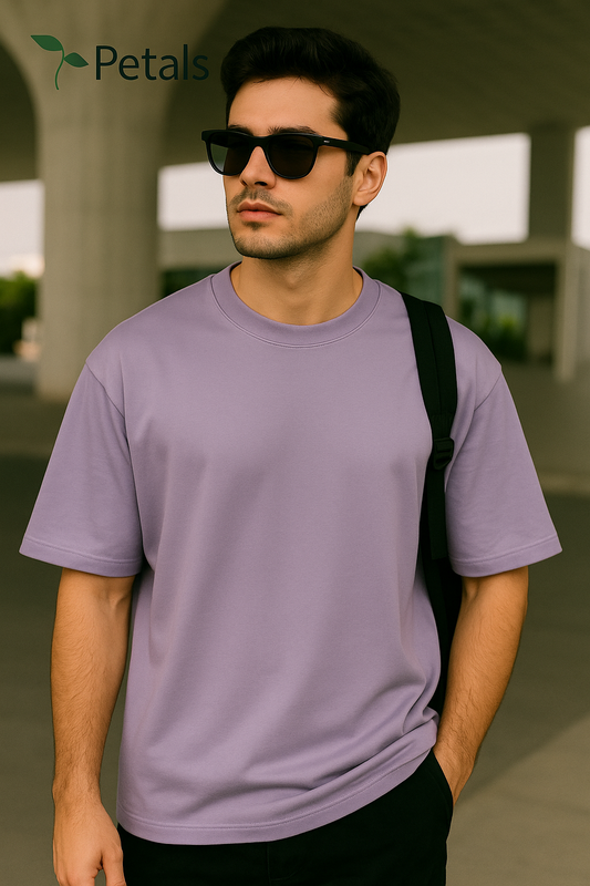 Petals Oversized T-Shirt – Lavender