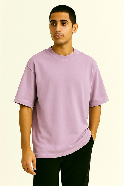 Petals Oversized T-Shirt – Lavender
