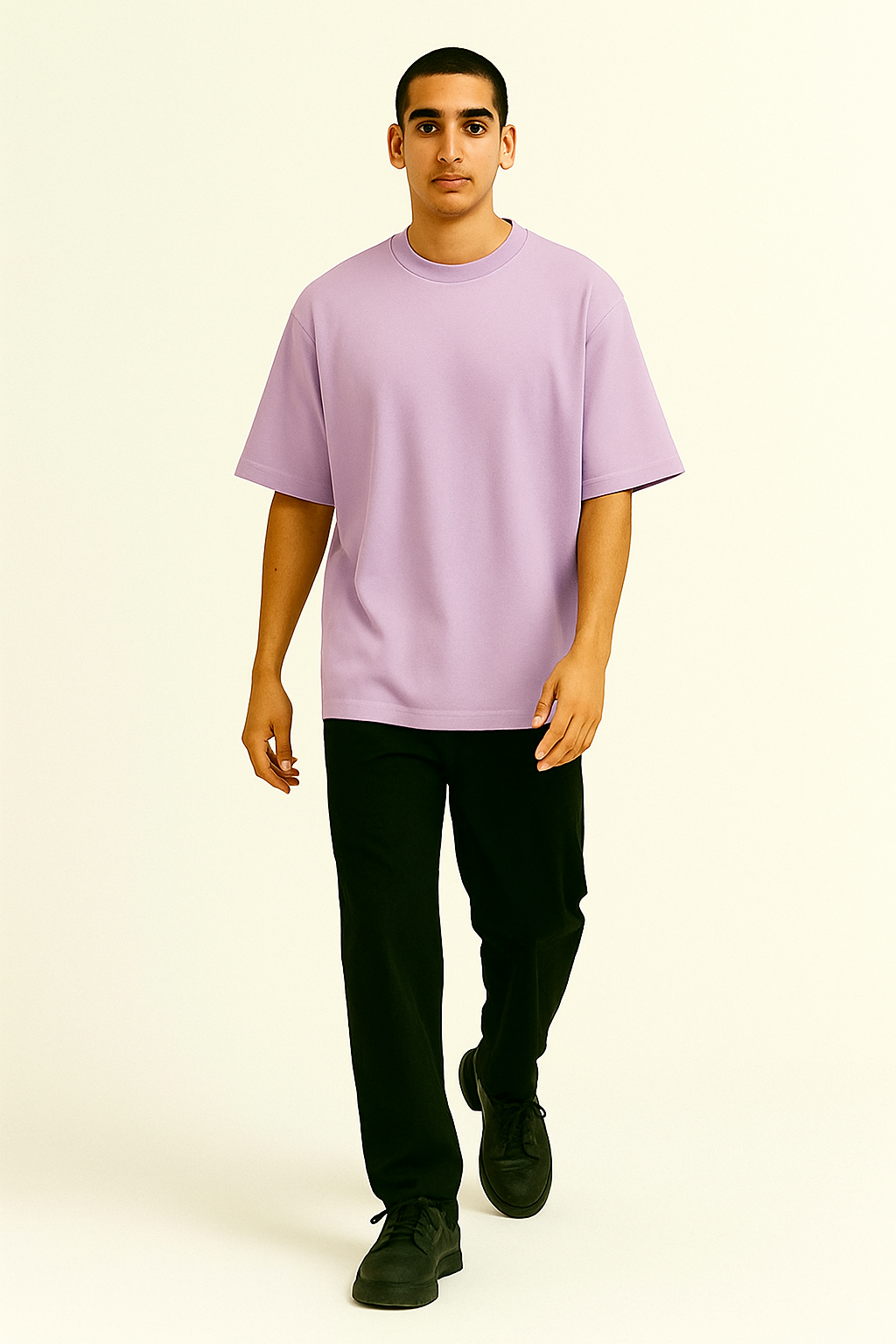 Petals Oversized T-Shirt – Lavender