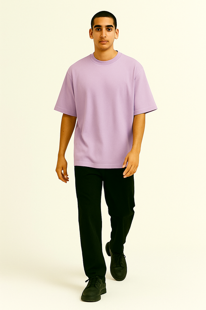 Petals Oversized T-Shirt – Lavender